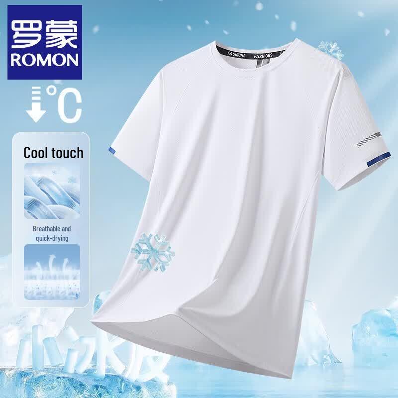 ROMON Men's Ice Silk Quick-Dry T-Shirt