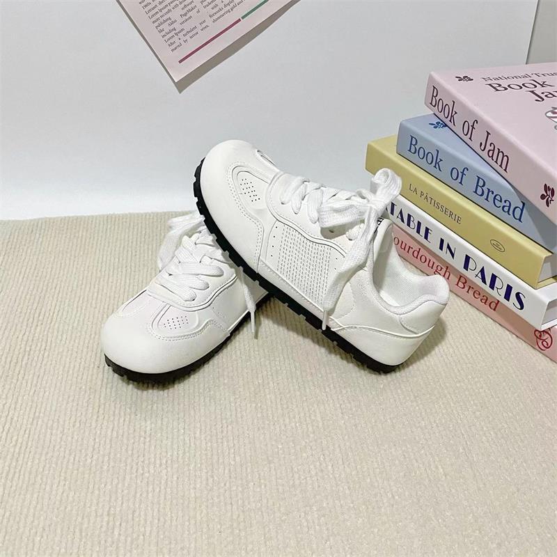 Fashion 2024 Spring and Autumn New Fashionable Women's Sports Shoes Outdoor Leisure Hollow Breathable Comfortable Flat Shoes Zapatillas