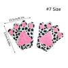 Dogs Hair Hoop Set Plush Tail Dogs Lovely Dogs Ears Headband Mesh Skirt Gloves Animals Dogs Cosplay Set for Halloween