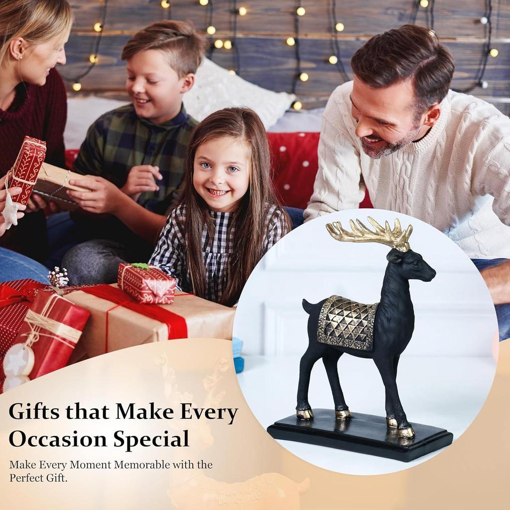 Artistic Deer Showpiece – A Beautiful Nature-Inspired Décor Piece To Bring Tranquil Elegance, Serenity, and Calm To Your Living Room