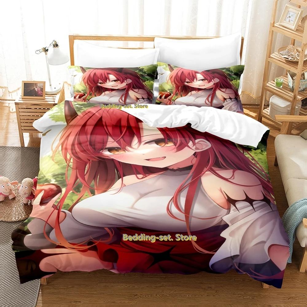 Bestienbändiger Bettwäsche-Kollektion Einzelbett Twin Full Queen King Size Bett Kollektion Schlafzimmer für Erwachsene Kinder Bettbezug Kollektionen 3D-Druck Anime Mit Bettwäsche