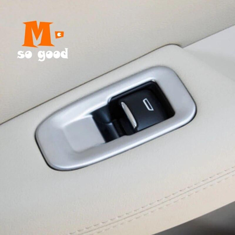 Pro Cadillac XT5 2016 17 18 19 Dveře auta Zvedací sklo okna Ovládací panel Spínač Kryt Obložení Samolepka Příslušenství ABS Chrome