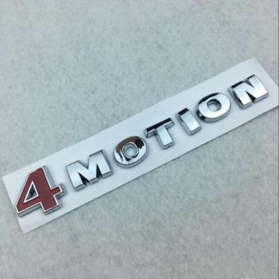 1X 4 MOTION 4motion אדום וכרום מדבקת סמל אחורי לרכב