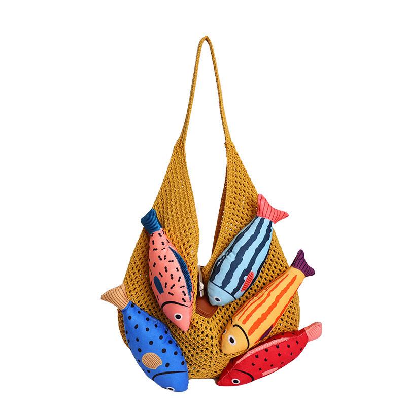 Cotton Large Capacity Opentop Tote Bag For Casual Daily Use
