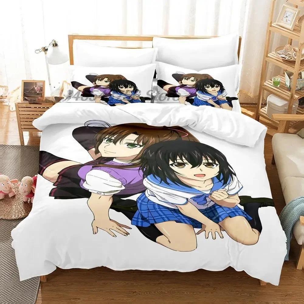 3D Printed Anime STRIKE THE BLOOD Bedding Sets Exquisite Bed Supplies Set Duvet Cover Bed Comforter Set Luxury Birthday Gift