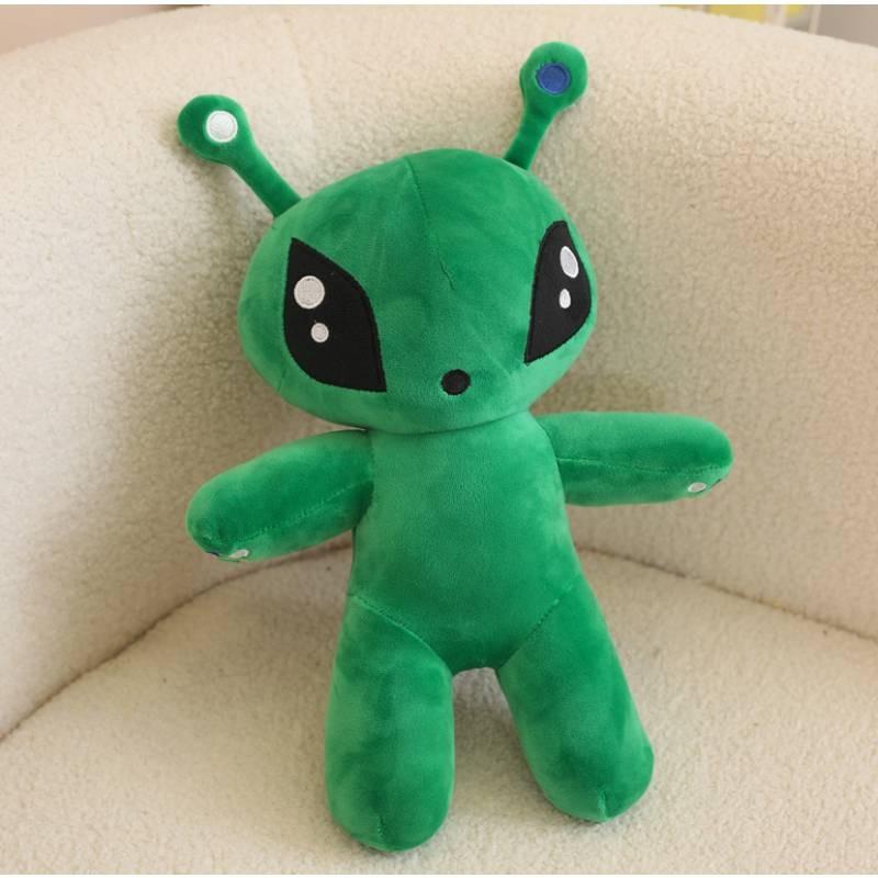 Big Green Eyed Alien Plush Toy Boys Girls Sleep Companion Birthday Doll Present
