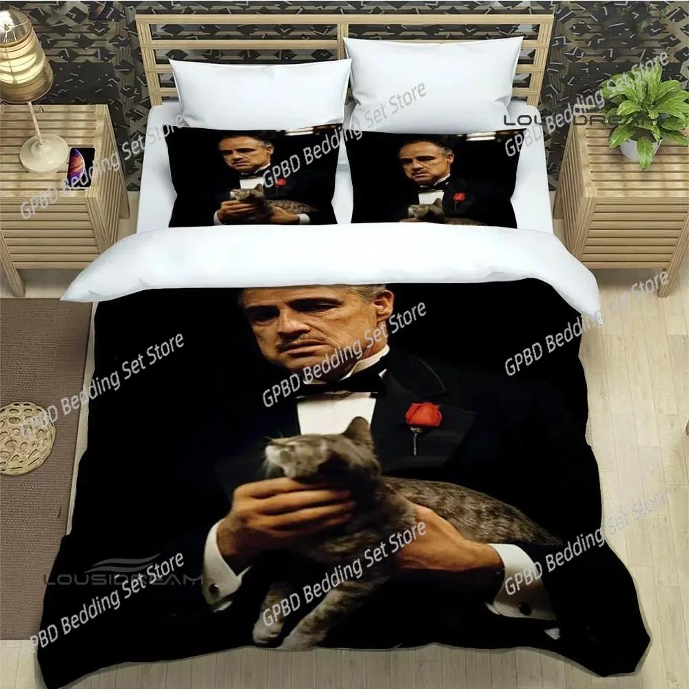 Comforter The Godfather Bedding Set 3D Printed Suitable For Bedroom Kids Home Textile
