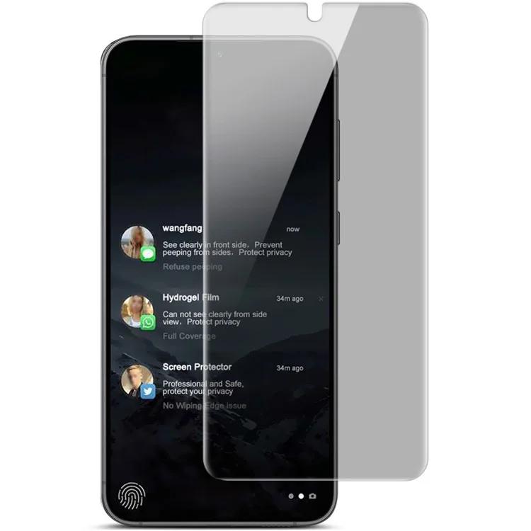

IMAK для Samsung Galaxy S22+ 5G/S23+ Гидрогелевая пленка III Мягкая антишпионская защитная пленка из ТПУ для экрана с полным покрытием и защитой от царапин