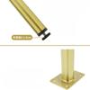 4PC Stainless Steel Reinforced Middle Legs, Sofa Legs, TV Cabinet Support Feet, Bathroom Cabinet Feet,metal Furniture Adjustable