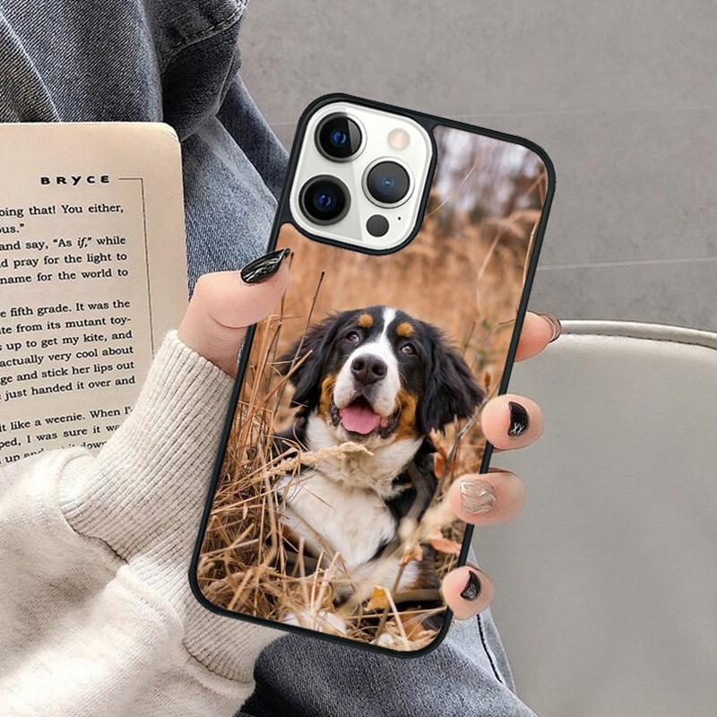 Bernese Mountain Dog Phone Case for iPhone 17 Air 16 16e 15 Plus for Apple 13 11 12 14 Pro Max Cover coque Shell