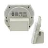 Réveil CASIO Radio-réveil Température Humidité Date Jour de la semaine Son électronique Alarme Snooze Lumière Argent DQD-851J-8JF
