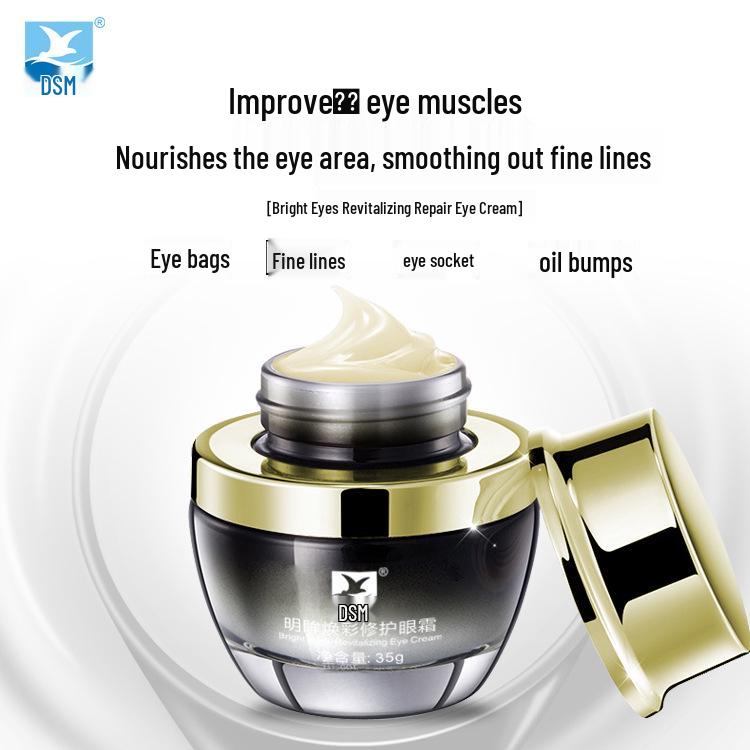 

Крем для век DSM от темных кругов, мешков под глазами, мелких морщин и милиумов - Подтягивающая и укрепляющая формула Standard Size