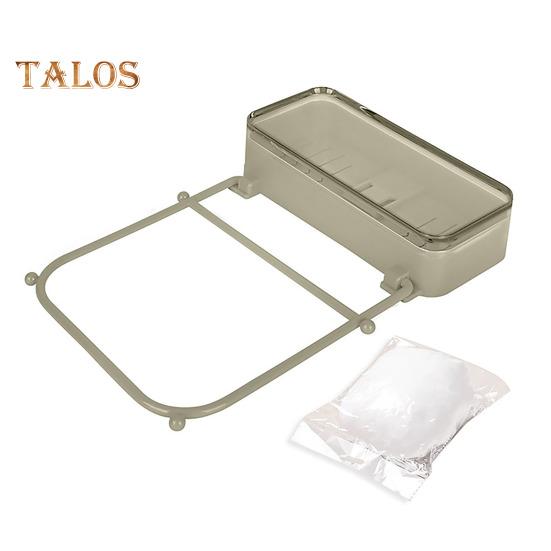 Sink Filter Rack Drain Stand Waste Garbage Net Shelf Anti-Clogging Disposable Mesh Bag Kitchen Sink Strainer with Removable Suction Cup