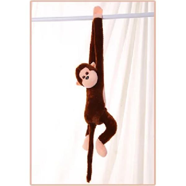 1pc 60cm Long-Armed Monkey Plush Toy for Kids Stuffed Gibbon Cuddle Room Hanging-Decors Soothe Girl Gift Hanging Toys