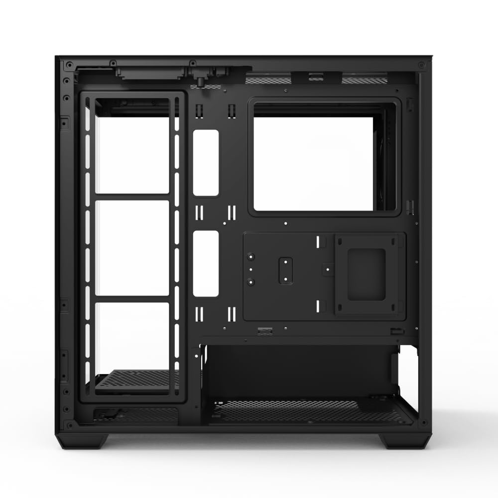 darkFlash DS900 SHINE Pillarless ATX Case with Transparent Mirror Panel DS900SHINE+TYPE-C BLACK
