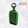 New Suede Key Case Car Key Cover Shell For For Lexus ES NX GS RX UX250 UX260 ES350 LC500 3/4 Button Remote Key Holder Keychain