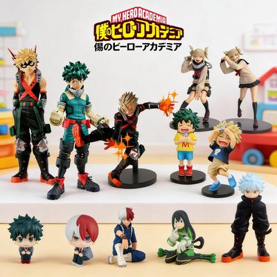 My Hero Academia Himiko Toga Kurogiri Twice Hatsume Shigaraki Deku Bakugo Togata Dabi Midoriya Jiro Toys Anime Figure Gifts Kid Friendly Entertaining