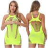 Sexy Bodycon Babydolls Breathable Comfortable Hollow Out Mini Dress Clubwear Womens