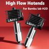 1 Set Highflow  End Silicone Cover Heating Block Kit For Bambu Lab H2D High Flow End Nozzle 0.2/0.4/0.6/0.8Mm