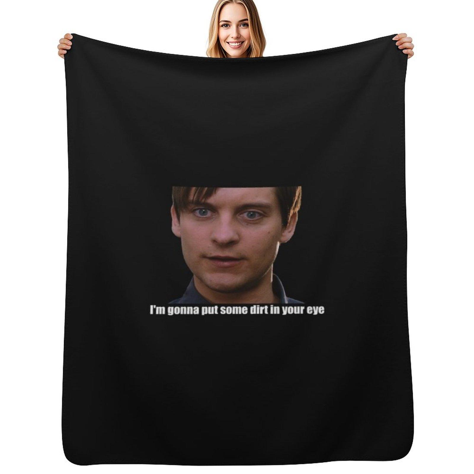 Bully Maguire Dance art Throw Blanket Cozy Microfiber Throw Blanket for Home Bedroom Size: 75*100cm, Weight: 230 GSM