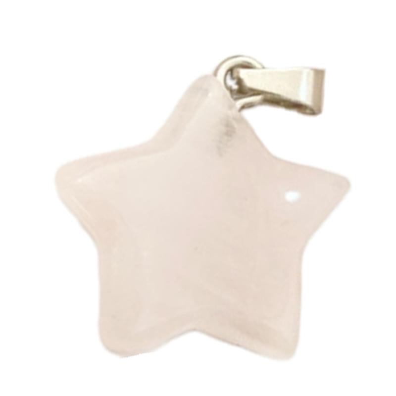 Star Pendant Star Charm Fashion Jewelry Accessory Natural Stone Material Jewelry Findings Perfect Gift for Women Girls