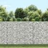 Vidaxl Podniesiona Rabata Gabionowa, Trapezowa, Stal, 80X20X100 Cm