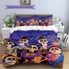 COCO Pattern Bedding Home Decoration Birthday Gift ( 1 duvet cover + 2 pillowcase, without core),fan merchandise.