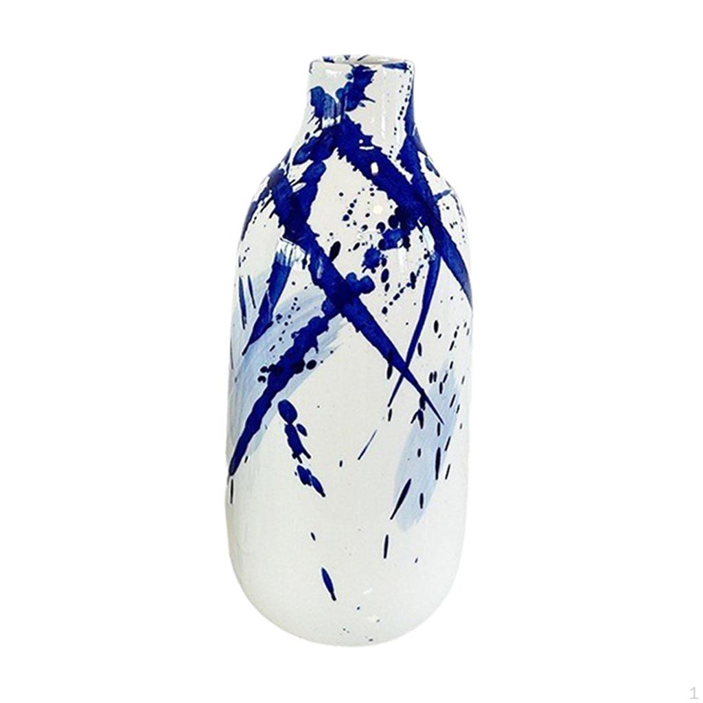 Keramik Blumenvase Dekorative Tisch Desktop Ornament Mittelstück für TV-Schrank