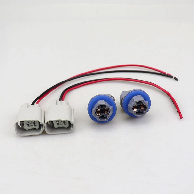 1Set Rear License Plate Light Socket W/2 Way Female Wiring Replacement For Ford F81Z-13411-AA Car Accessories