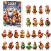 Christmas Countdown Calendar Chicken Countdown Calendar Christmas Advent Calendar Christmas Tree Decoration for Kids Xmas Gifts