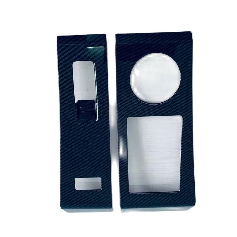 For Mitsubishi Outlander   RHD Center Console Gear Shift Box Panel Trim Cover Stickers Interior Car Styling Accessories