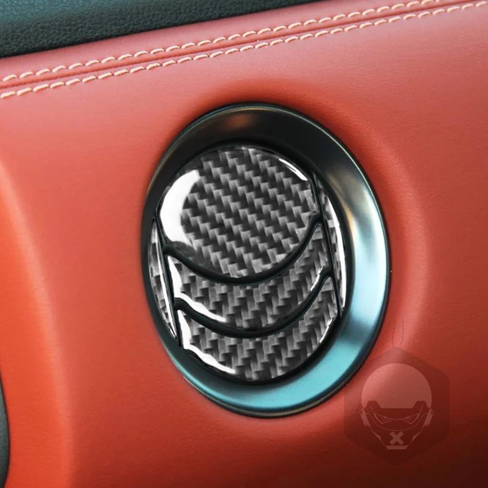 Upgrade Carbon Fiber Compatible with Nissan GTR R35 2008-2016 Central Air Exhaust Hole 20Pcs Red