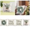 Farmhouse Decor Pillow Covers 18X18 Inch Set Of 4 Throw Pillow Covers Farm Decorations Pillow Case For Couch Sofa