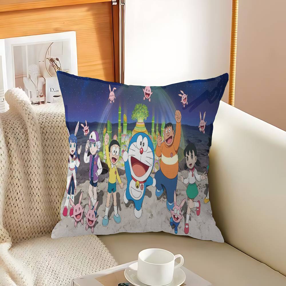 D-DoraemonS Cushion Cover Car Throw Pillow Case For Sofa Car Christmas Gift 40x40cm 45x45cm