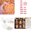 Christmas Halloween Cookie Fondant Cutter Non-Stick Pumpkin Snowflake Fireplace Stocking Shapes for Cake Decoration and Baking