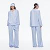 Customized pajamas women's spring and autumn high-end grinding loose casual long-sleeved suit trousers loungewear