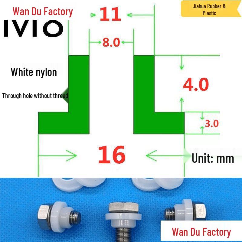 T-Shaped Nylon Insulating Bushing Spacer for M3-M35 Threads