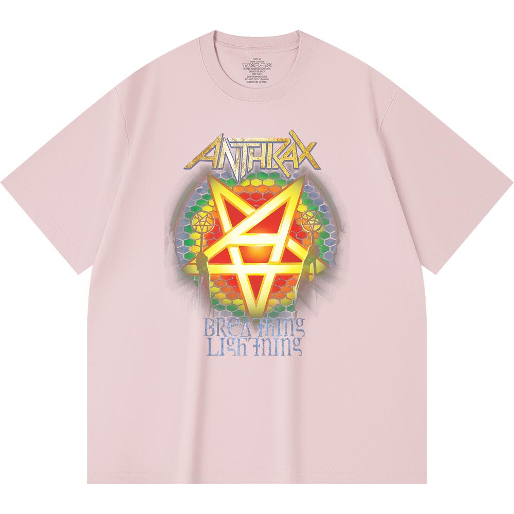 230 Gsm 100% Bomuld Heavy Metal T-shirt Rockband Populær Musik Print Unisex Tung Bomuld T-shirt