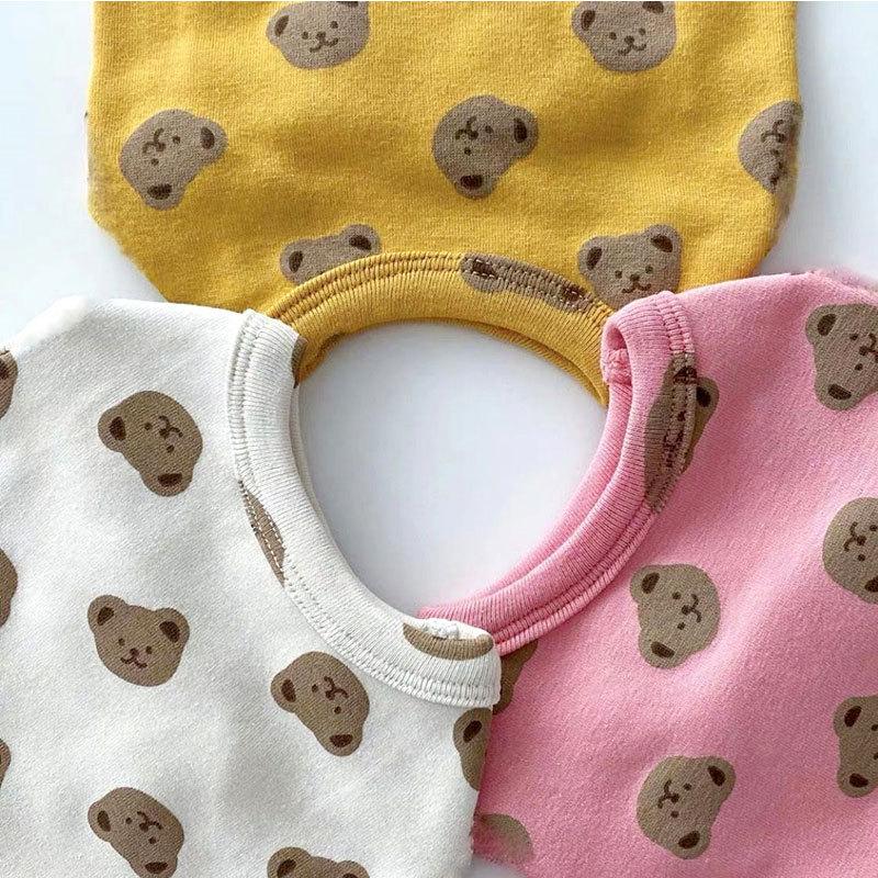 Spring and Autumn Bottom Shirt Pet Teddy Dog Bigbear Cat Pomeranian General Schnauzer Small Puppy Clothes