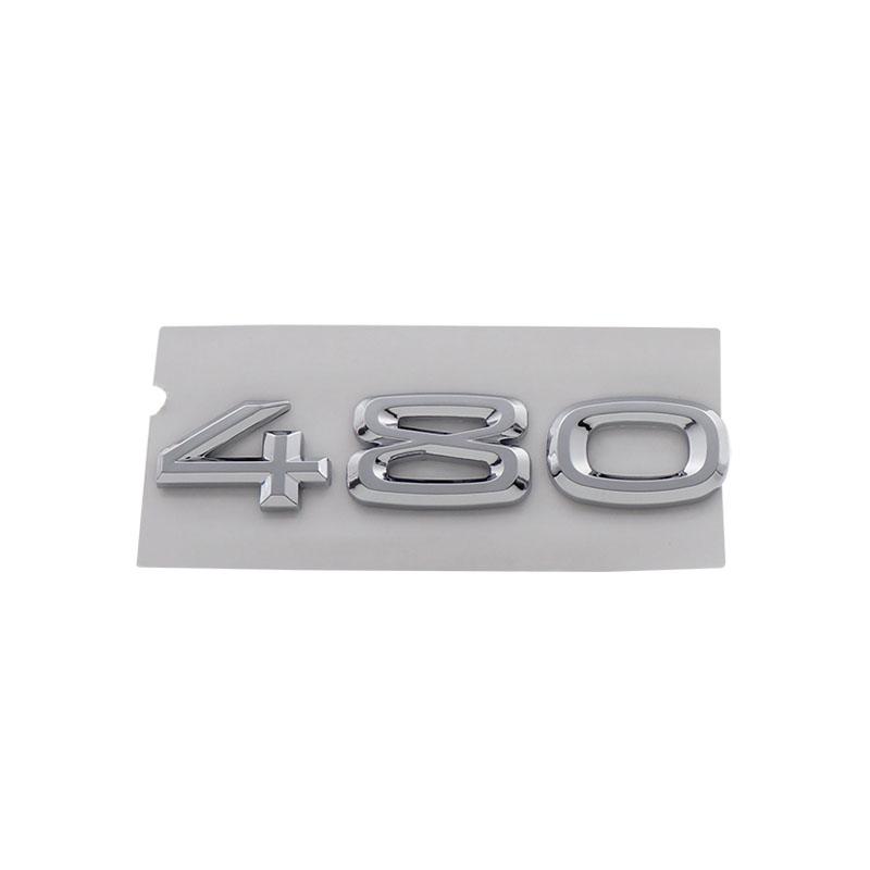 

3D Premium ABS 480 for car Fender trunk Rear Bonnet Decal Emblem Badge Sticker chrome