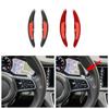 Pair Carbon Fiber Steering Wheel Shift Paddle Extend For Porsche Cayenne 15-20