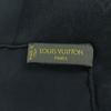 Excellent LOUIS VUITTON scarf Carré Monaco Logo Monogram black silk Women Used