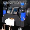 Zhejia Multifunctional Car Storage Box with Tissue Rear Seat Drink 2 Cup and Cell Phone Features PU Convenient and Easy Suitable for Driver and