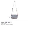 MLB Monogram Collection Boston Red Sox Polyester Crossbody Bags Women's Gray 3ACRM045N-43GRL