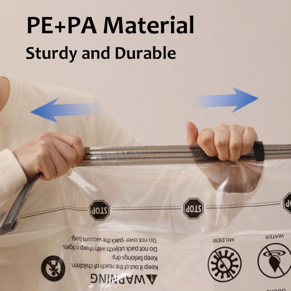 Heavy Duty Vacuum Storage Bags Thickened Clothing Organizer Bag Closet Organization
