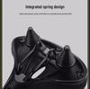 Thickened Sponge & Silicone Mountain Bike Saddle with Spring Shock Absorption for Comfort