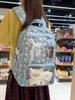 Starry Nylon Kids Backpack With Padded Shoulder Straps For School And Teens