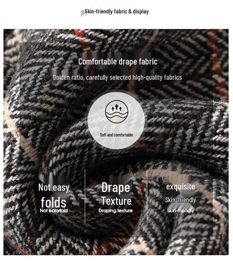 Brand Winter Boys' Lamb's Wool Overcoat - Thickened, Warm Velvet Coat