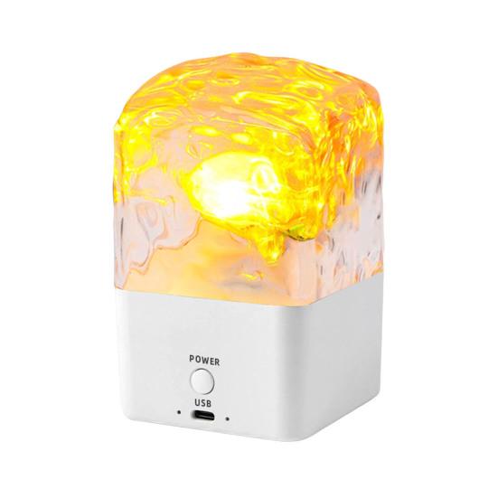 Decorative Ripple Projector Night Light with Bluetooth-compatible Speaker, 16 Color Changing LED Light, Ocean Dynamic Aesthetic Room Decor Ambient