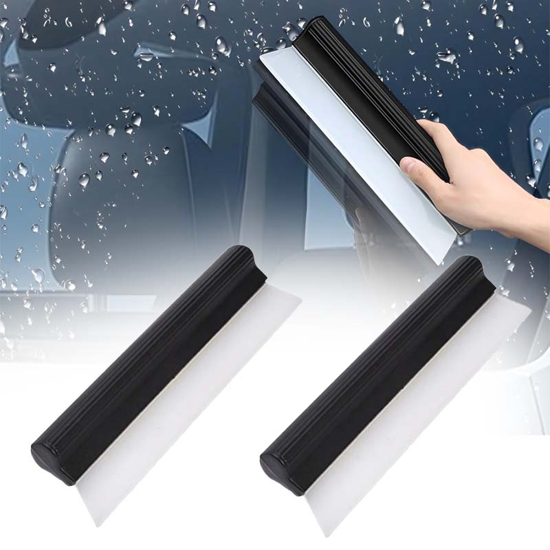 Flexible Silicone Car Wiper Window Cleaner Soft Squeegee Blade Scraper Tool for Auto Glass Cleaning Handy Water Remover